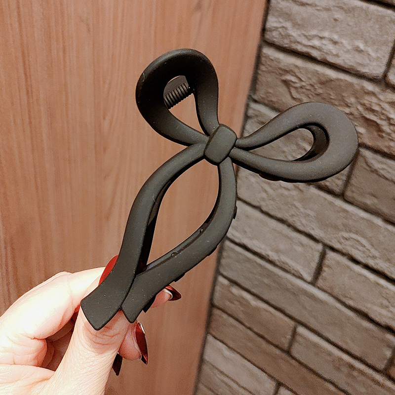 Internet celebridad clip de pelo francés de las mujeres de gran parte posterior de la cabeza horquilla clip de tiburón de alto grado agarre del pelo clip de pelo tocado