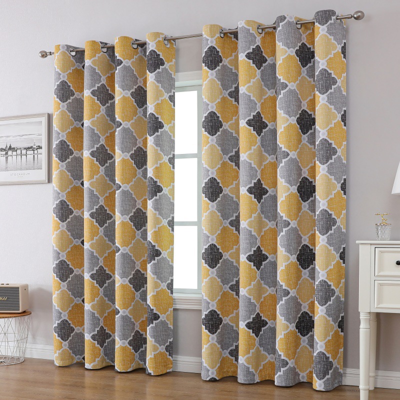 Amazon cross-border nuevas cortinas digitales 3D AliExpress entrega de una pieza de cortinas terminadas para dormitorio/sala de estar/balcón