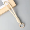 Khaki single lanyard (with hanging loop)