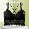 Lace wireless bra, bra top, top with cups, tank top, push up T-shirt