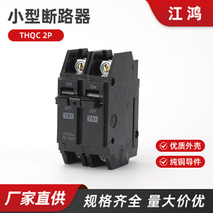 2Pthqc Small Circuit Breaker Rail Type American Small Circuit Breaker (1P/2P/3P) South American American Standard