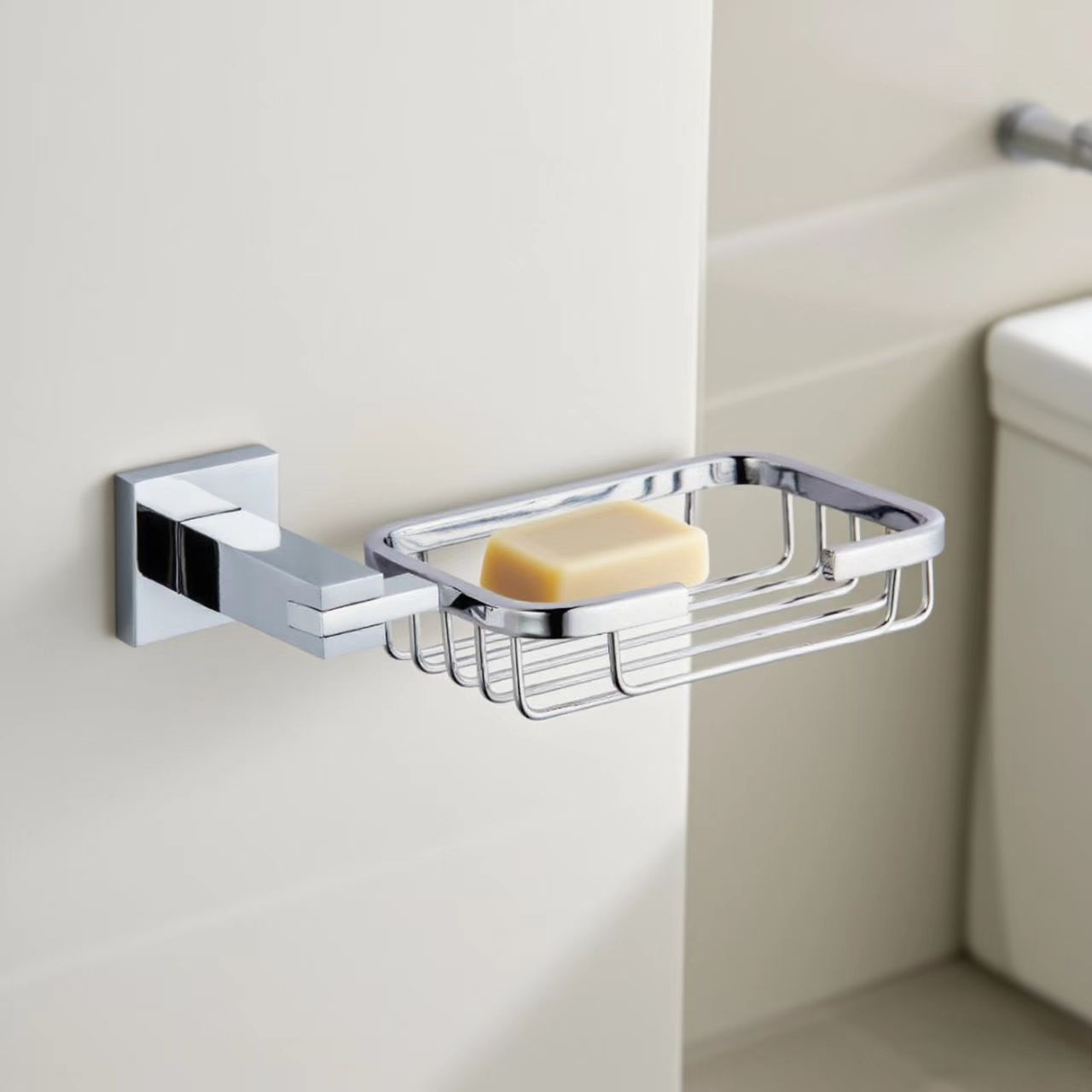 Fabricante directo de limpieza de seis piezas de colgantes de baño, estante de papel de aluminio, barra de toallas, estante de tazas