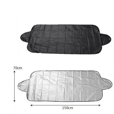 Car snow shield front windshield cover thickened silver snow shield car sun shield sunscreen suction cup sunshade