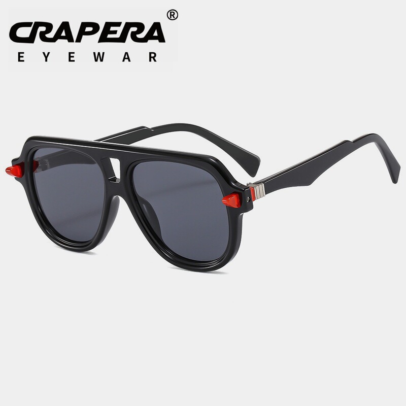 German Designer Fashion Sunglasses for Women, Versatile Face-Shaping Sunglasses, Men's Trendy Aviator Frame Sunglasses