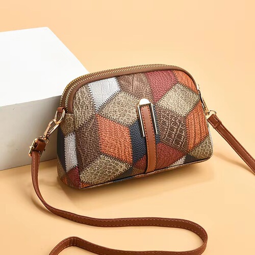 One piece drop shipping manufacturer small bag for women 2024 spring new small shoulder bag embroidery thread single shoulder crossbody bag mobile phone bag for women