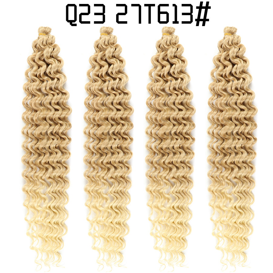 Peluca crochet africana rizada, fibra sintética, venta al por mayor