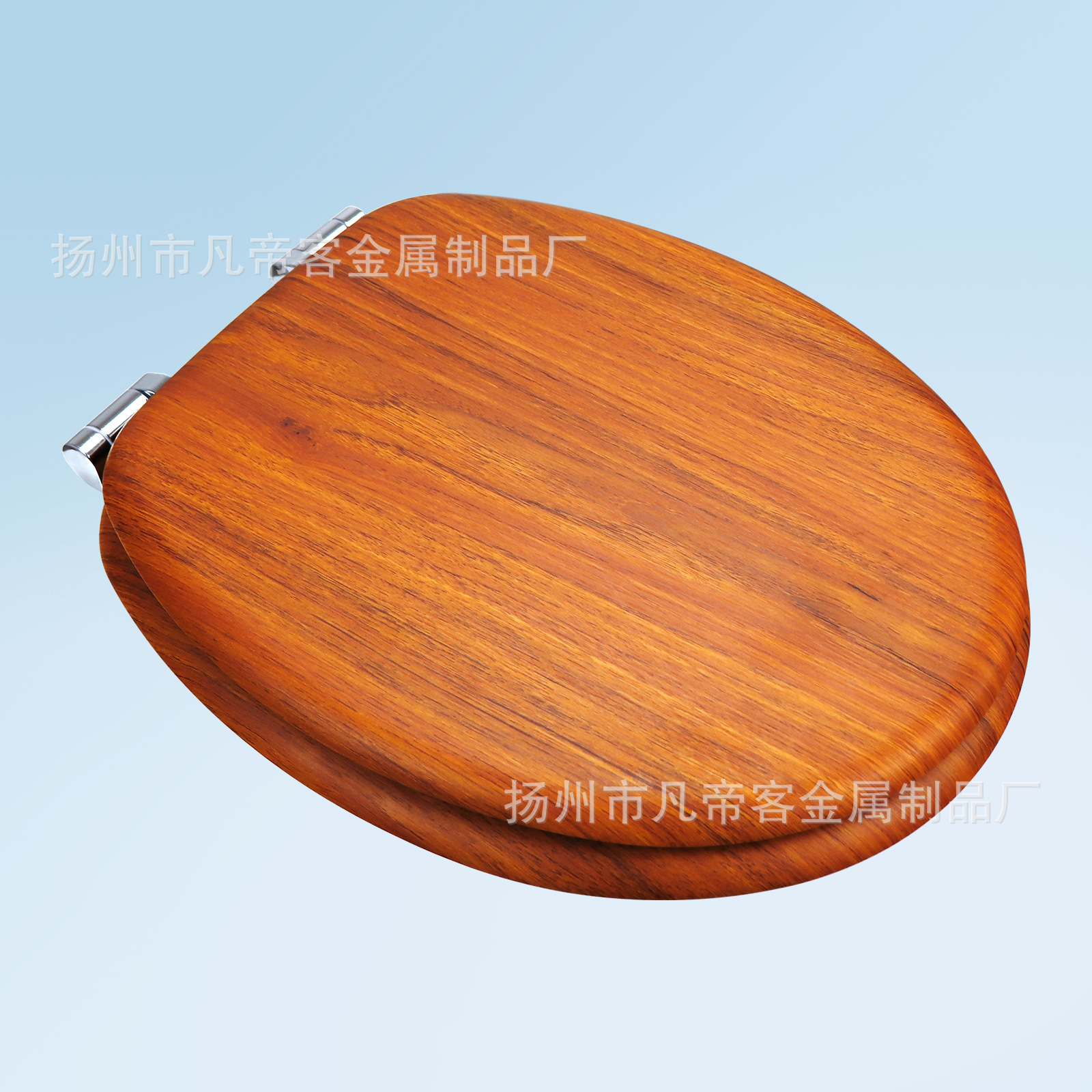 Tapa de Inodoro de MDF con Caída Lenta, Distancia de Orificios Ajustable para Baño image 5