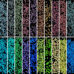 優質國產染芯夜光米珠手工diy手鍊項鍊耳環自製飾品配件散珠材料