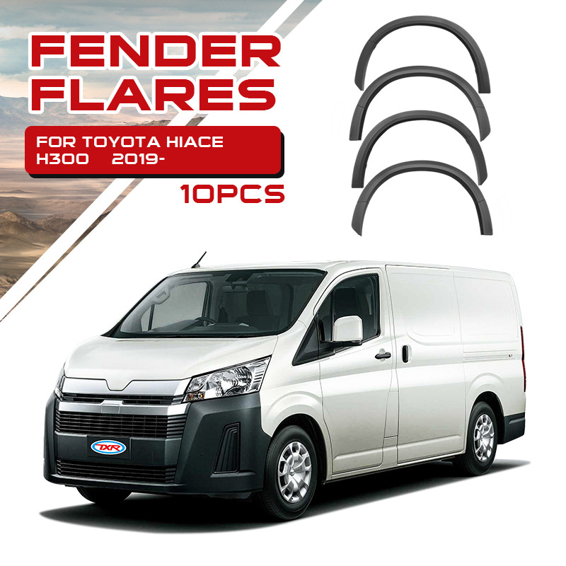 Tenxinrui es adecuado para Toyota hiace H300 cubierta del coche modificado ceja rueda exterior placa Accesorios