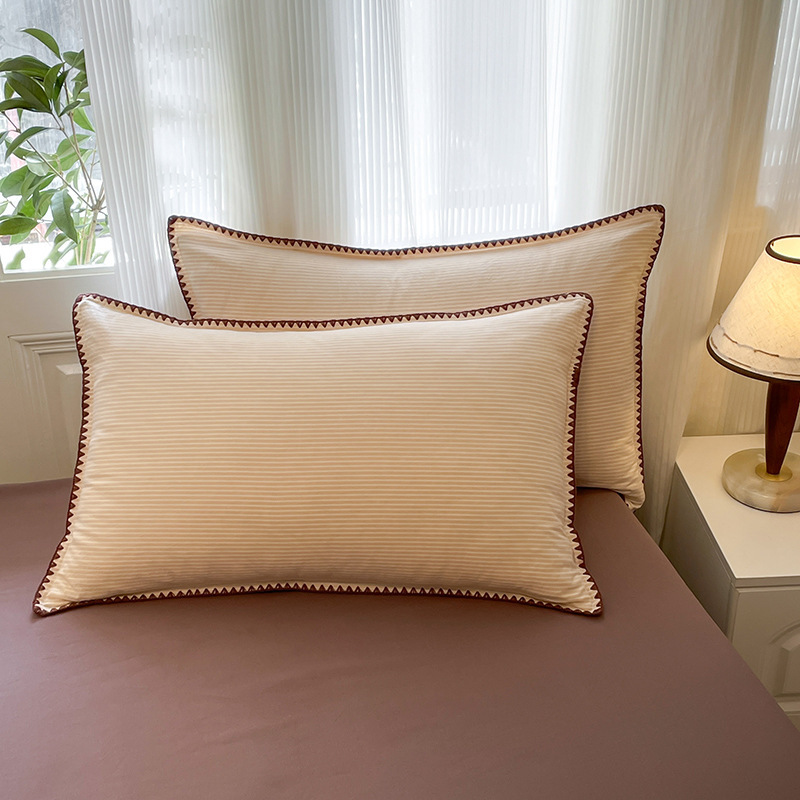 Duvet Cover Set Pure Cotton Bedding Four Piece Set Washed Cotton_voghion.com