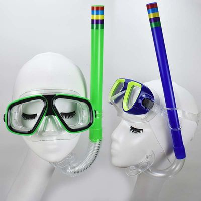 Snorkeling Snorkel suit Fog adult men and women children Sambo Swimming glasses face shield