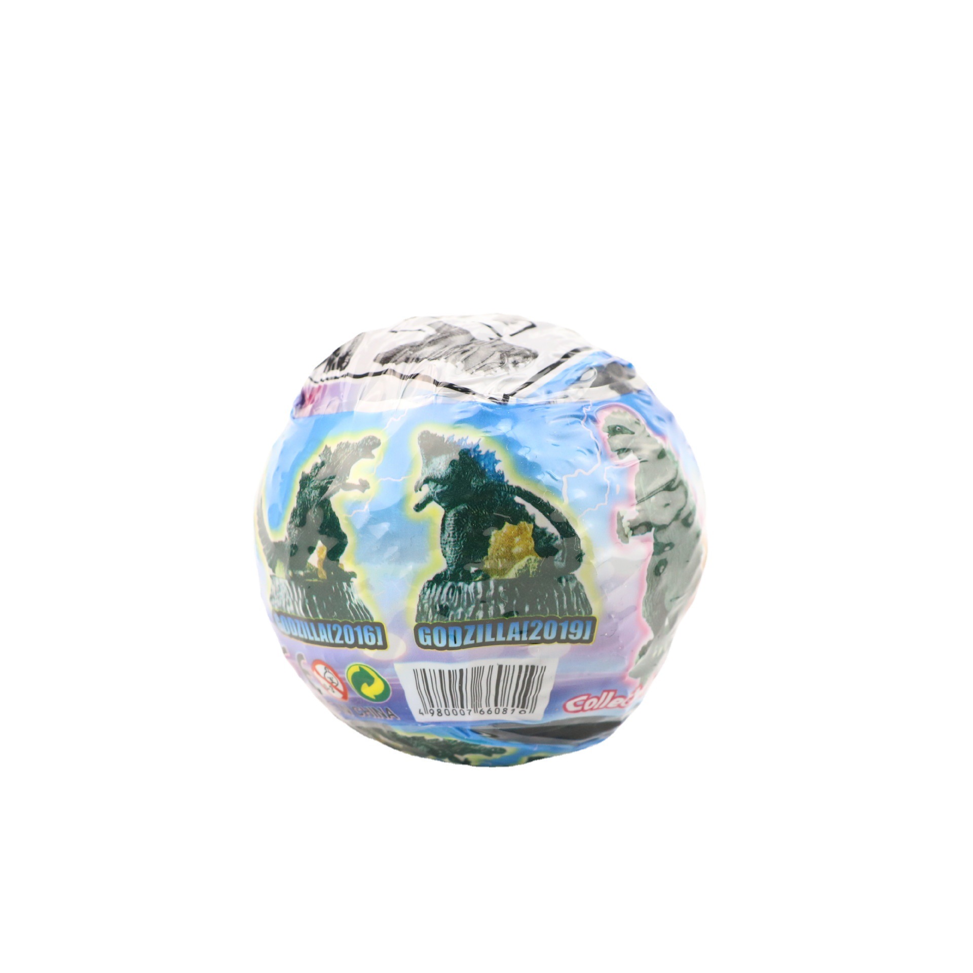 3種類の組み立て式ゴジラガチャガチャ、サプライズ開封式モンスターモデルフィギュアおもちゃ、幼稚園の誕生日プレゼント