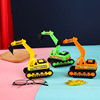 Mini Warrior Excavator children Toys Inertia excavator Engineering vehicles originality boy gift fa