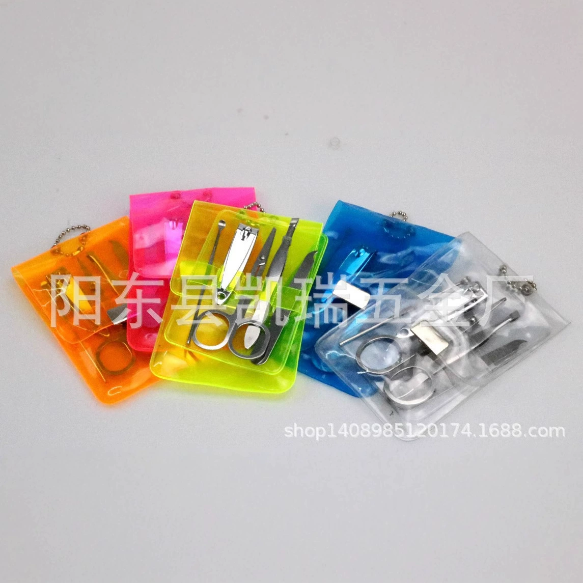 Фабрика оптом ПВХ кристалл мешок ногтей костюм кусачки для ногтей костюм кусачки костюм маленькие подарки оптом