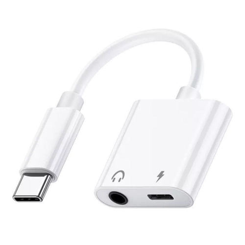 type-c digital audio to 3.5mm adapter two-in-one call fast charging headset fully compatible with pro adapter cable