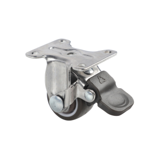 Bar counter directional brake foot wheel/island table directional pulley/rubber mute smooth furniture equipment auxiliary wheel