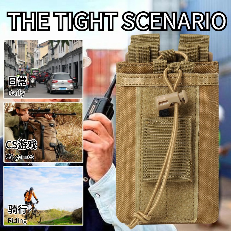 Deportes al aire libre táctico bolsa de la Cámara bolsa de accesorios de radio multi-función herramienta bolsa de colgar bolsa táctica MOLLE