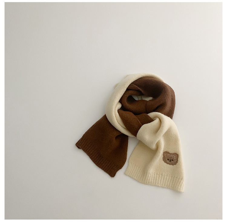 Kid's Cute Bear Scarf 1 Piece display picture 5