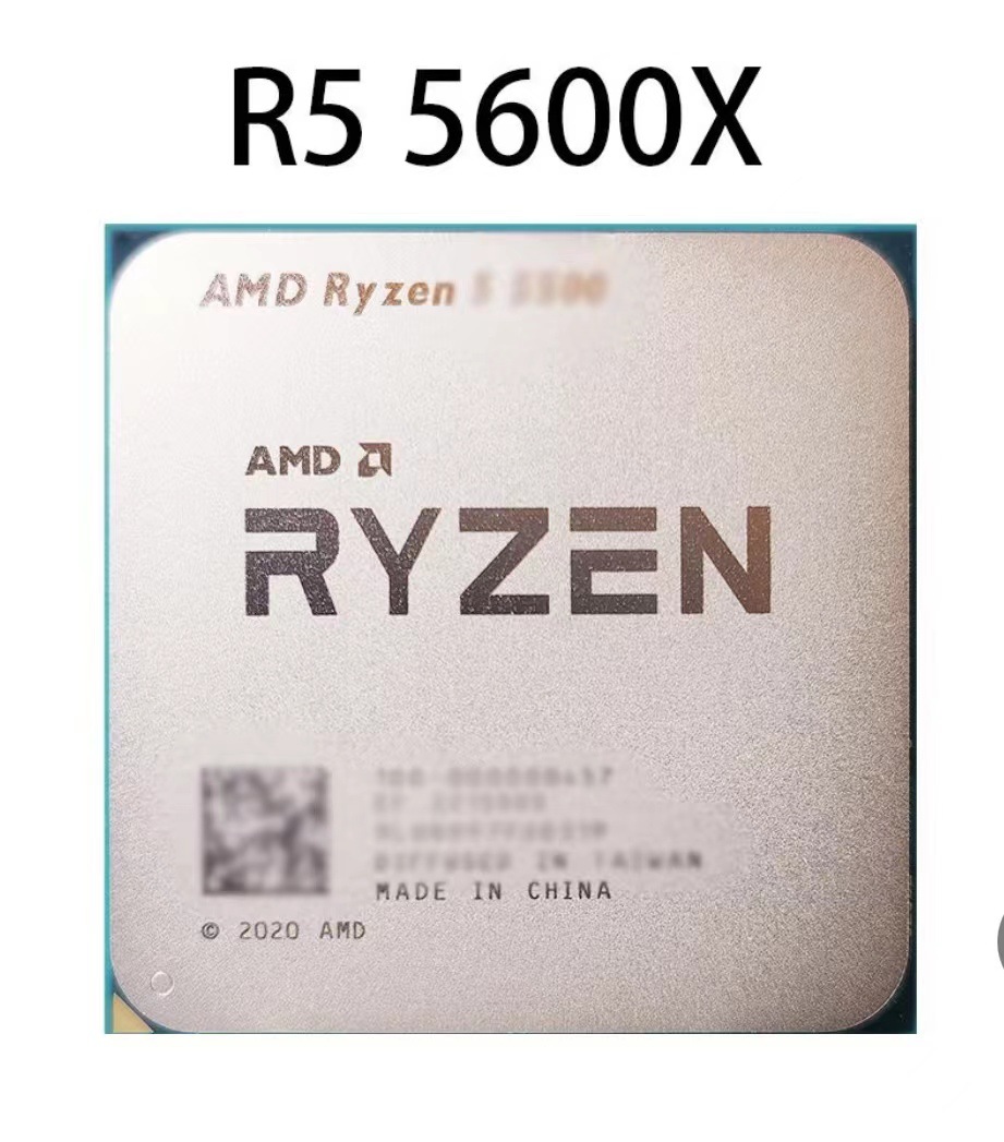 AMD R5 5600X 散片3.7G 6核 支持 B550M 主板CPU