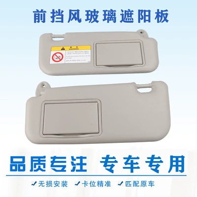 Sun visor rearview mirror | panel