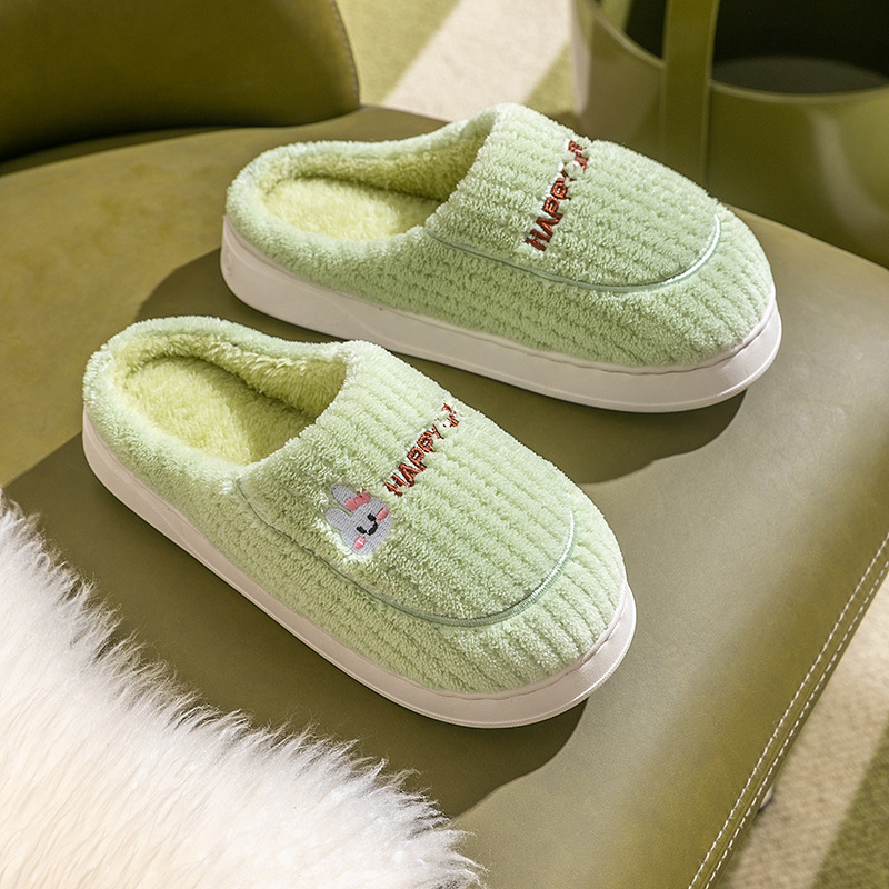 En stock Zapatillas de algodón Casa de las mujeres Otoño e Invierno interior cálido hogar zapatos pareja zapatillas hombres invierno casa Zapatos fabricante