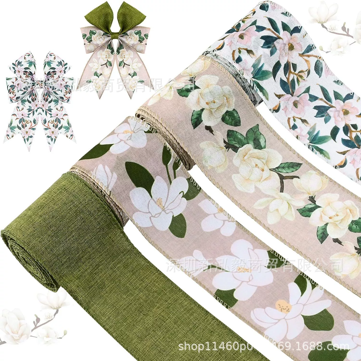 Цветочная лента цветочная лента весной цветочная лента для подарочной упаковки гирлянда бант ремесло