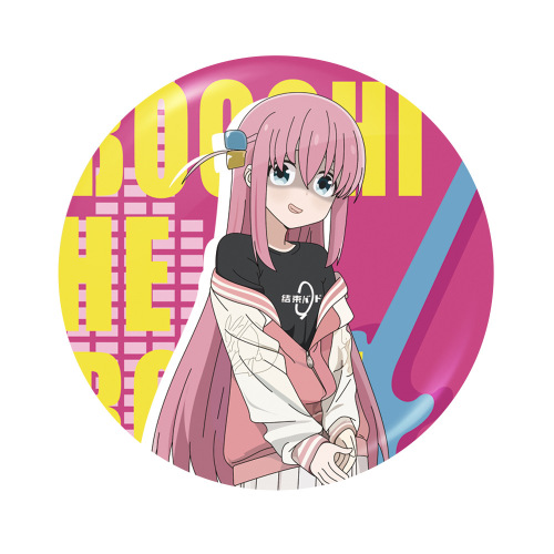 Lonely Rock Badge: Ikeda Ikuyo, Yamada Ryo, and Goto Ichiri Series — Laser-Painted Lapel Pins & 2D Anime Merchandise