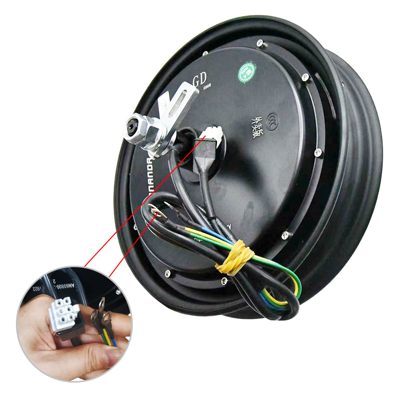 Anaida 10 pulgadas 12 pulgadas motor de freno de tambor motor eléctrico de modificación 400W - 1500W