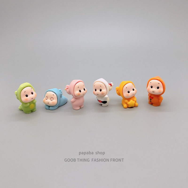 A Set of Cute and Healing Star Figurines, Adorable Desktop Ornaments, Stress-Relief Screen Decorations, DIY Accessories