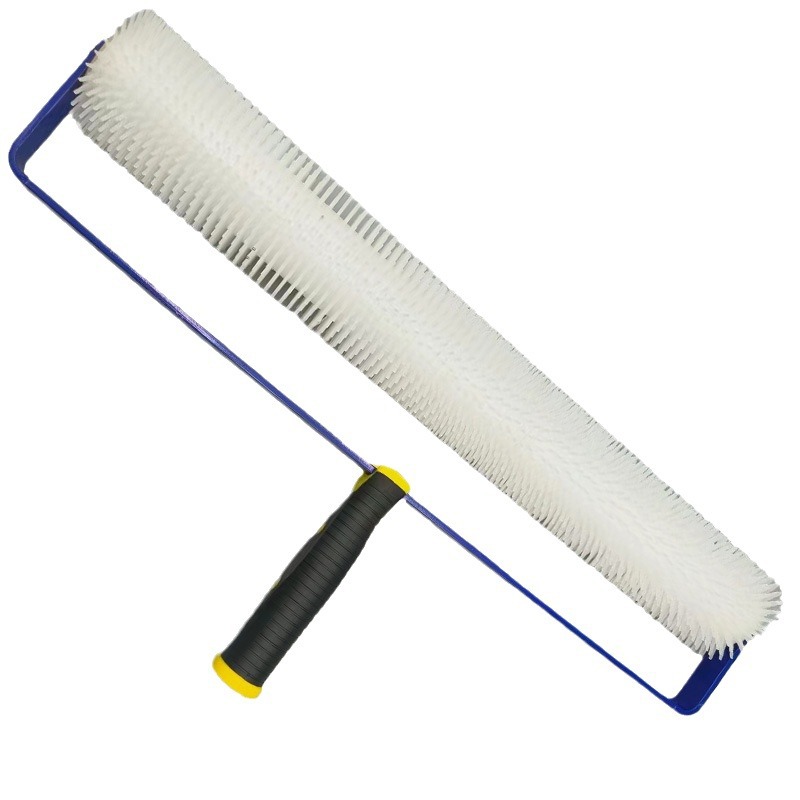 Epoxi piso de desespuma rodillo cepillo de pintura de piso de desespuma rodillo de aguja autonivelación pintura de arte herramientas de recubrimiento mayorista