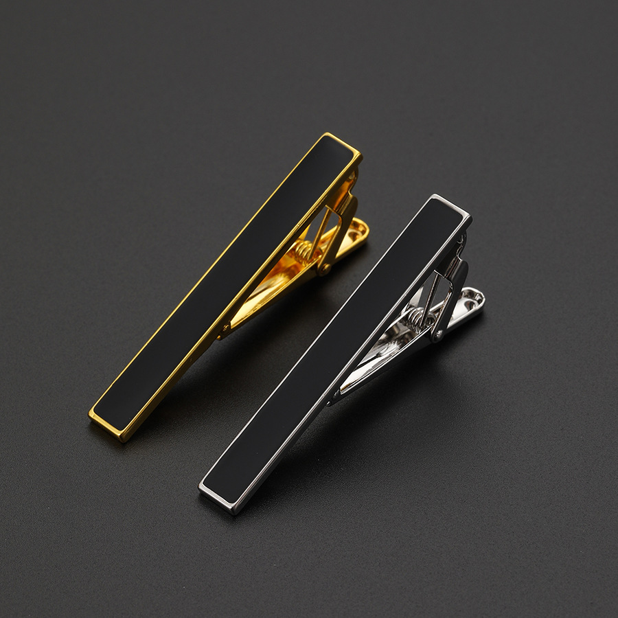 Neue kupfer rechteckigen farbe krawatte clip herren business einfache anzug hemd krawatte clip männer_voghion.com