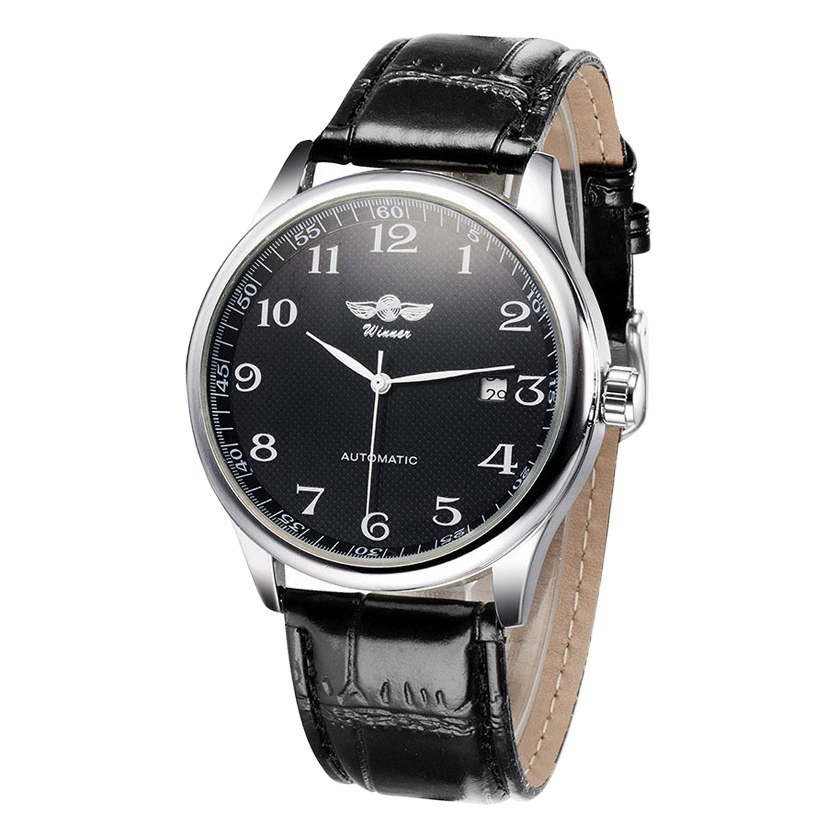 WINNER Европейские и американские мужские модные повседневные Простые автоматические механические часы, прямые продажи с фабрики
