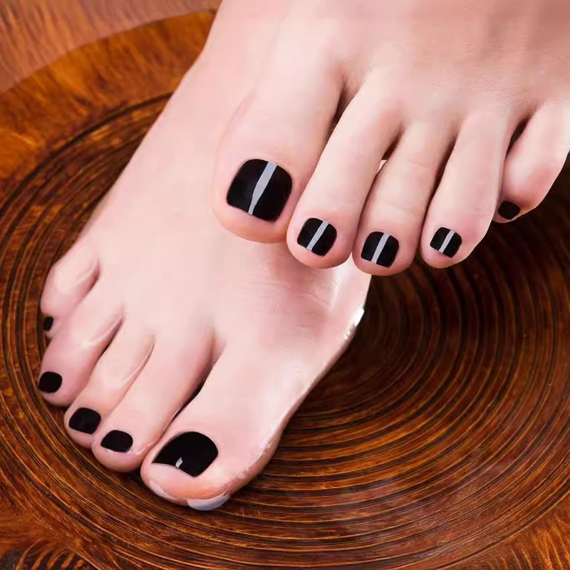 Wear nail foot nail piece mint green bright oil nail patch fake nail foot nail hot girl wear nail finished product wholesale Wear nail foot nail piece mint green bright oil nail patch fake nail foot nail hot girl wear nail finished product wholesale