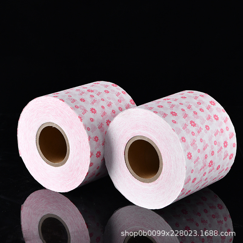 Fabricante suministra película PE para toallas sanitarias, película transpirable para almohadillas, película inferior para pañales de bebé, película inferior para almohadillas desechables para inodoro, película PE.