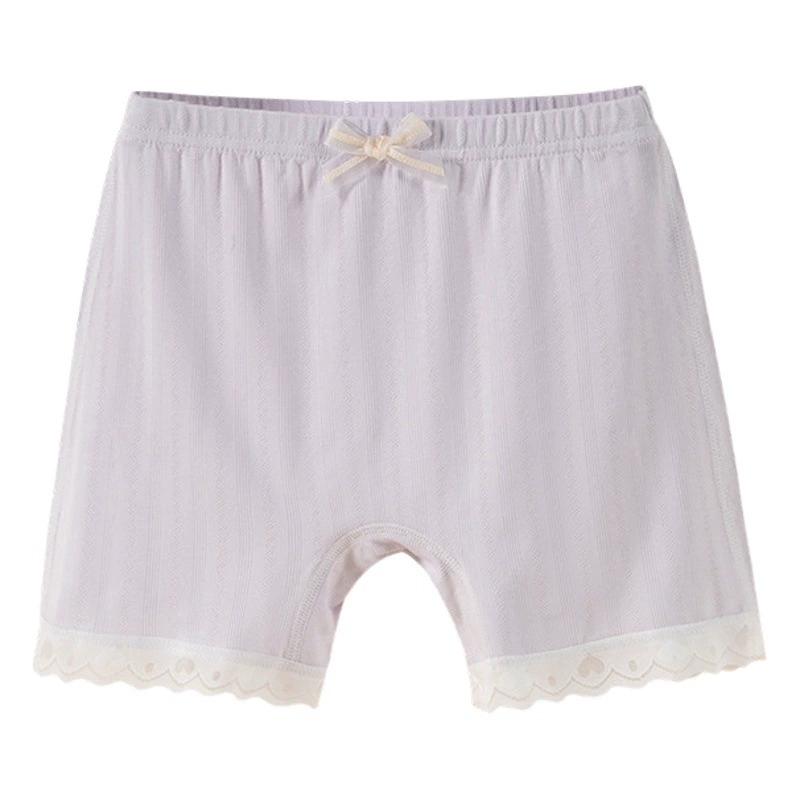 Антилегкое нижнее белье для девочек, детские леггинсы «Два в одном», летние шорты из модала с тремя точками, детские защитные штаны