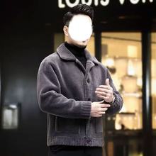 高档男外套双面穿外套男士休闲翻领款外穿男装冬季