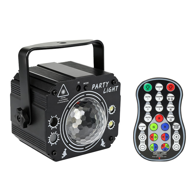 Luz de Escenario Láser de Bola Mágica para Discoteca de Aleación de Aluminio con Control Remoto para Fiestas