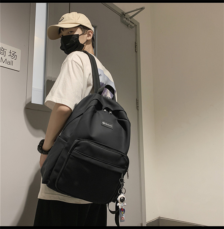 Schoolbag Korean Version Of The Large-capacity Travel Simple Backpack New Fashion Student Backpack display picture 8
