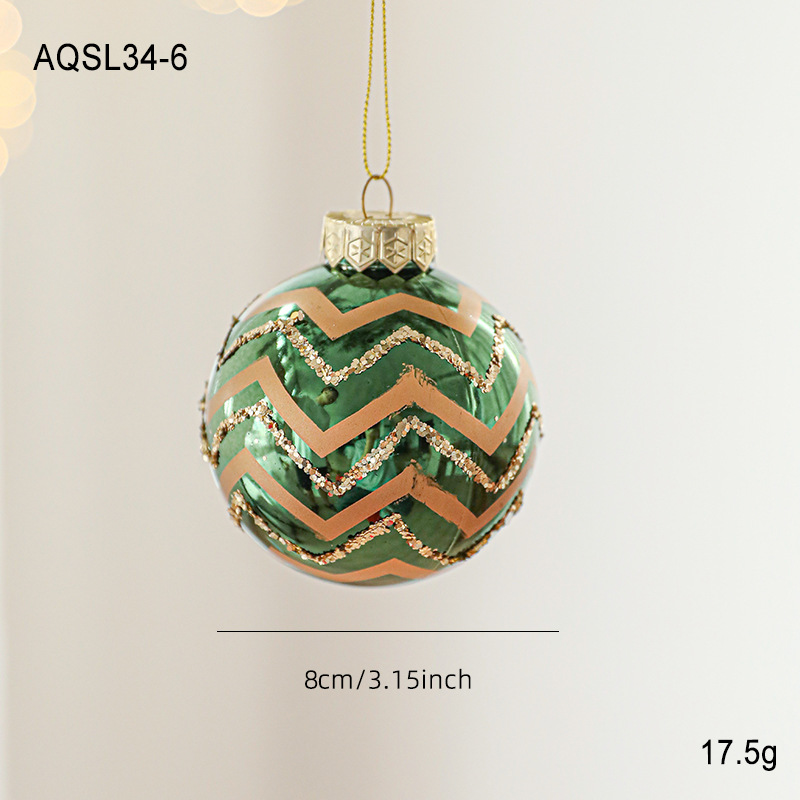8CM Bolas de Navidad F Modelo