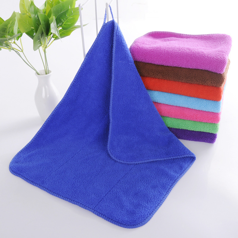 Factory wholesale coral fleece towel square towel hotel multi-purpose dish towel rag hand towel soft absorbent towel