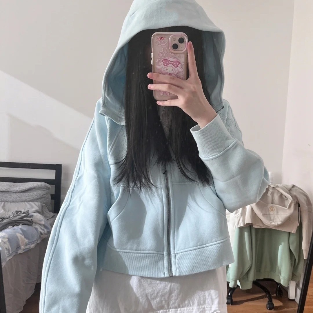 Camisa encapuchada con cremallera suelta de camisa deportiva al aire libre mujer chaqueta