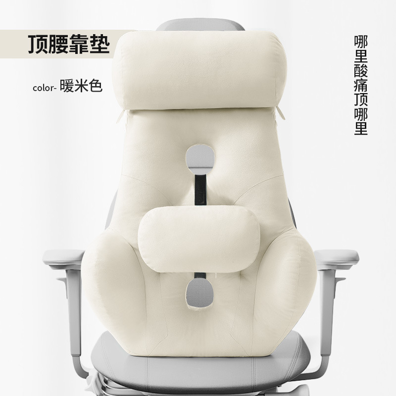 따뜻한 베이지 강화 상단 허리