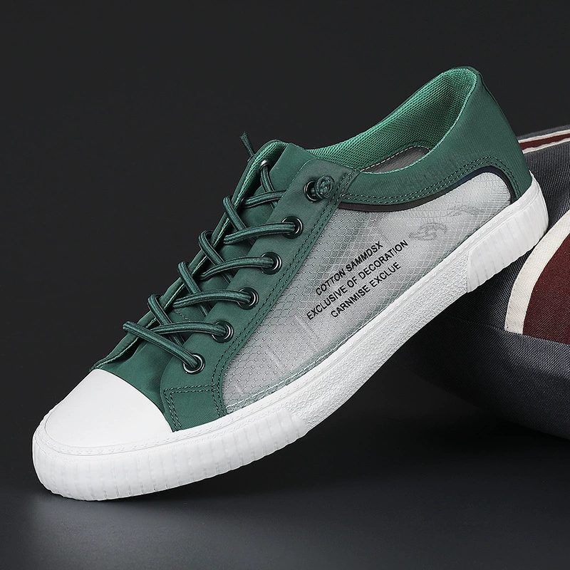 Мужские кеды 2025: Новые летние трендовые кеды, мужские парусиновые кеды в корейском стиле, универсальные повседневные кроссовки, летние кеды