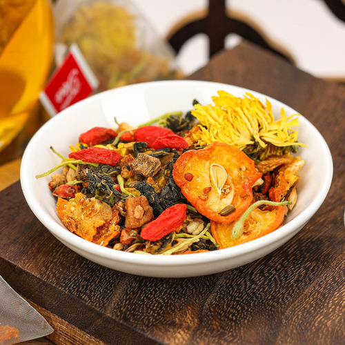 Nanjing Tongrentang Chrysanthemum Cassia Seed Tea Lejia Laopu 12-flavor Ingredients Triangular Bag Flower Tea Health Tea Manufacturer