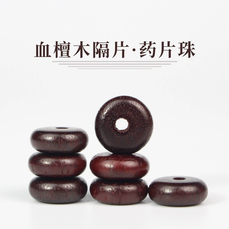 Кровавый сандаловый деревянный разделитель 3*8 мм свободные бусины прокладка Африканский палисандр планшет бусины распорка DIY бусины Будды ювелирные аксессуары Wenwan