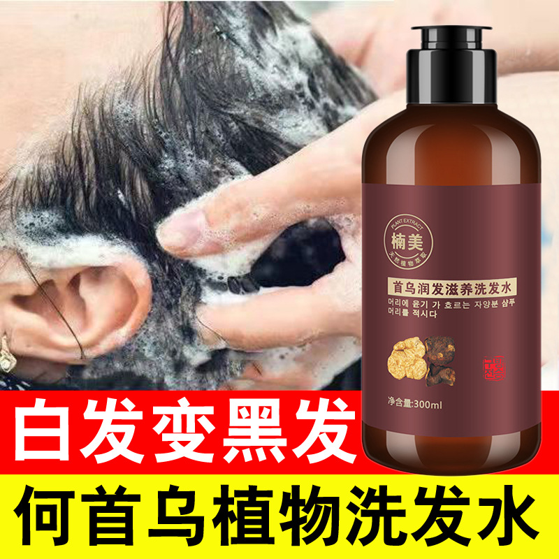Nanmei Polygonum multiflorum shampoo oil control fluffy conditioner smooth and improve frizz shampoo factory wholesale