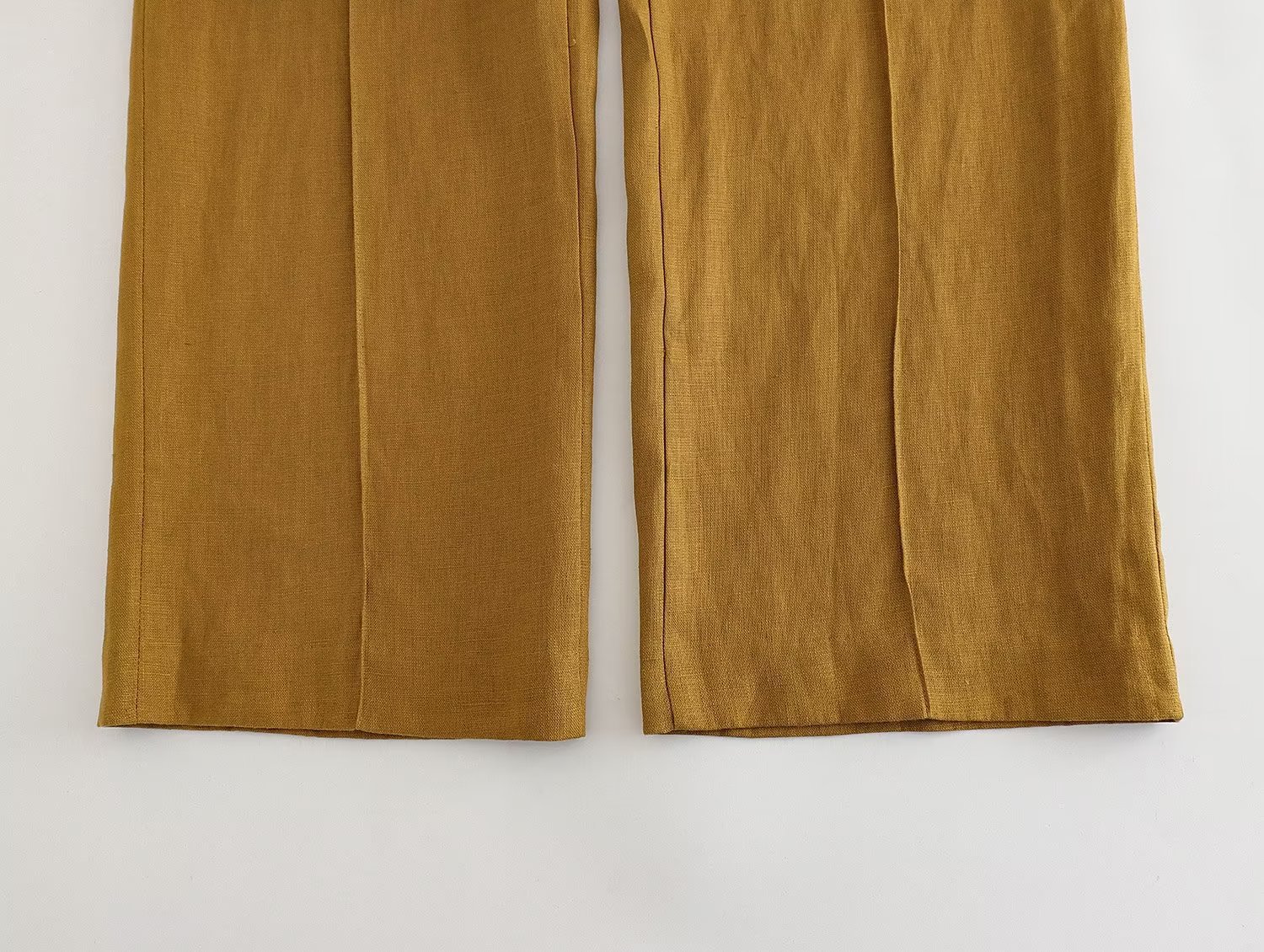 Women's Clothing new women's vest double breasted fashion top + straight pants casual suit set_voghion.com