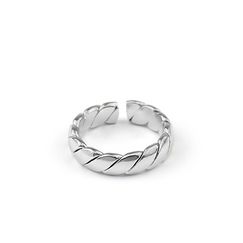 Hip Hop Retro Twist Ring Womens Simple Fashion Ins Cold Style Switchable Index Finger Ring Temperament Wild Hand Jewelrypicture1