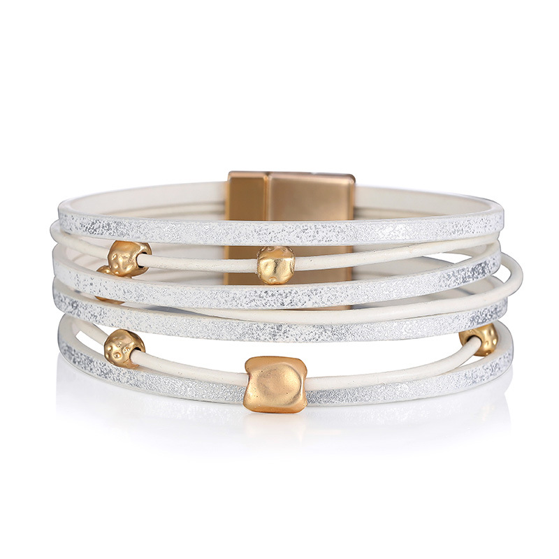 Bohemian Geometric Pu Leather Womenu0027S Bracelets