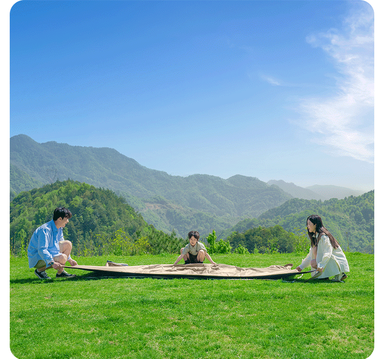 Vinyl Dome Canopy Tent Outdoor Gazebo Camping Rainproof Sunshade Tent with Max Full Blackout